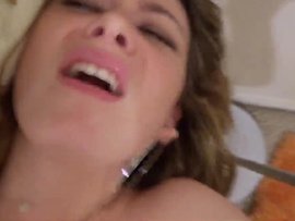 Stripping While Washing Her Car And Getting Boned