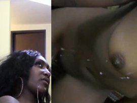 Black Teen Enjoys Hardcore Slamming From Her White Lover