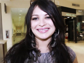 Picked Up Brunette Hottie Sucks And Fucks In POV