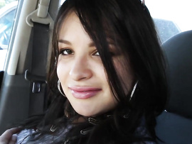 Picked Up Brunette Hottie Sucks And Fucks In POV