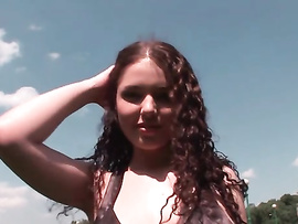 Brunette With Curly Hair Wants To Do Some Hot Anal