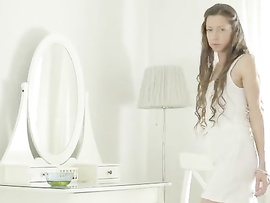 Sexy Teen Takes Off Her Clothes And Touches Herself