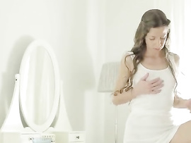 Sexy Teen Takes Off Her Clothes And Touches Herself