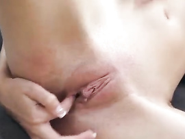 Brunette Teen Gets Aroused While Watching Some Porn