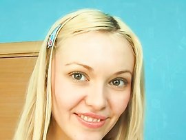 Butt Fucked Blonde Teen Is An Adorable Anal Slut