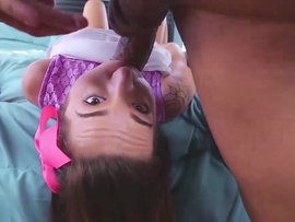 Taking Her Cute Dress Off To Receive A Hard Dick